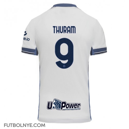 Camiseta Inter Milan Marcus Thuram #9 Visitante Equipación 2024-25 manga corta